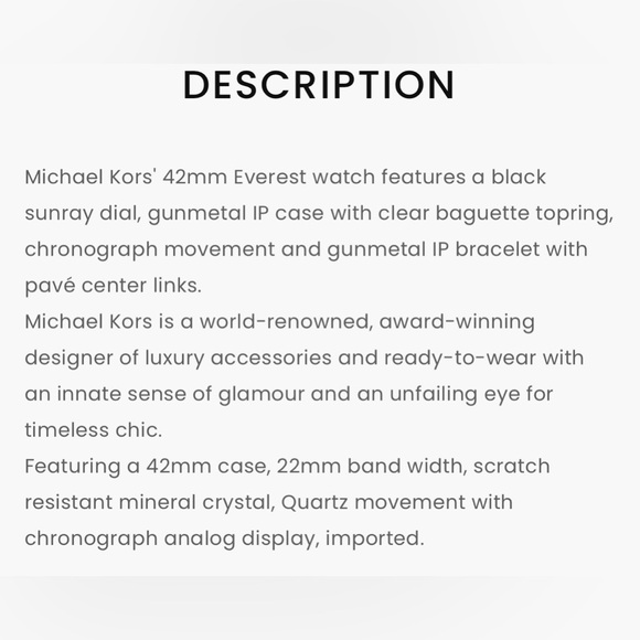 Michael Kors Everest watch - Picture 7 of 8